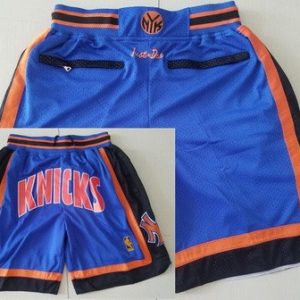 New York Knicks Blue Just Don Swingman Shorts