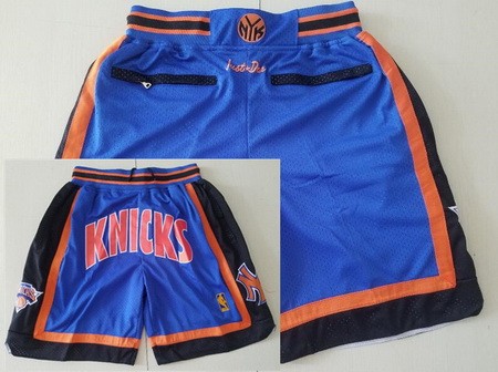 New York Knicks Blue Just Don Swingman Shorts