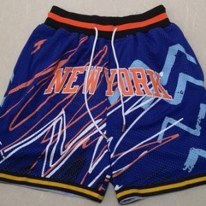 New York Knicks Blue Throwback Just Don Shorts