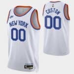 New York Knicks Customized White Classic Icon Swingman Jersey