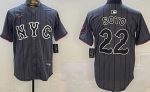 New York Mets #22 Juan Soto Gray City Connect Limited Jersey
