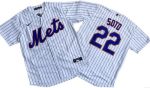 New York Mets #22 Juan Soto White Cool Base Jersey
