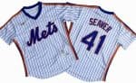New York Mets #41 Tom Seaver White Cooperstown Collection Jersey