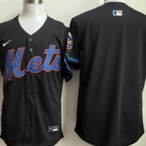 New York Mets Blank Black Limited Jersey