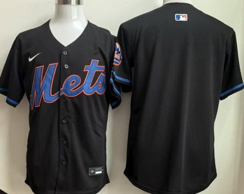 New York Mets Blank Black Limited Jersey
