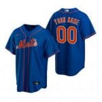 New York Mets Customized Blue Alternate 2020 Cool Base Jersey