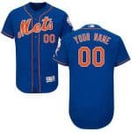 New York Mets Customized Blue FlexBase Jersey