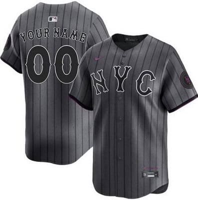 New York Mets Customized Cream 2024 City Connect Limtied Jersey