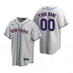 New York Mets Customized Gray Road 2020 Cool Base Jersey