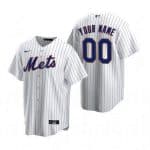 New York Mets Customized White Stripes 2020 Cool Base Jersey