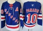 New York Rangers #10 Artemi Panarin Blue Authentic Jersey