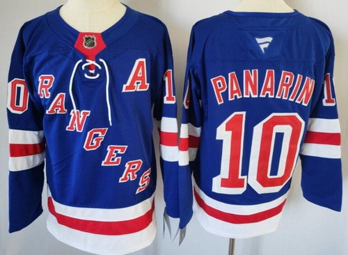 New York Rangers #10 Artemi Panarin Blue Authentic Jersey