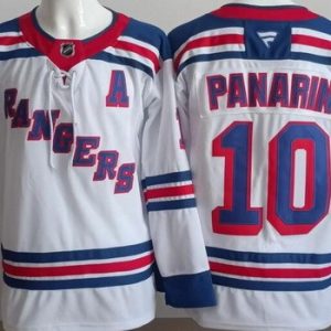 New York Rangers #10 Artemi Panarin White Authentic Jersey