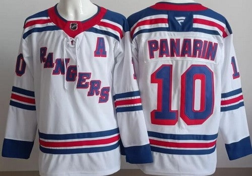 New York Rangers #10 Artemi Panarin White Authentic Jersey