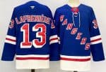 New York Rangers #13 Alexis Lafreniere Blue Authentic Jersey