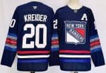 New York Rangers #20 Chris Kreider Navy Alternate Authentic Jersey