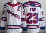 New York Rangers #23 Adam Fox White Authentic Jersey