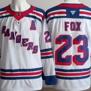 New York Rangers #23 Adam Fox White Authentic Jersey