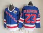 New York Rangers #23 Jeff Beukeboom Blue 75th Throwback Jersey