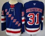 New York Rangers #31 Igor Shesterkin Blue Authentic Jersey