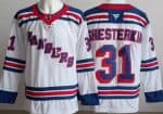 New York Rangers #31 Igor Shesterkin White Authentic Jersey