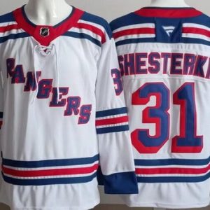 New York Rangers #31 Igor Shesterkin White Authentic Jersey