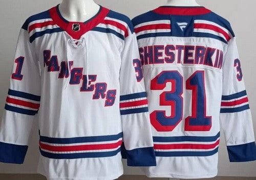 New York Rangers #31 Igor Shesterkin White Authentic Jersey