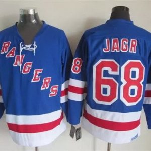New York Rangers #68 Jaromir Jagr Blue Jersey