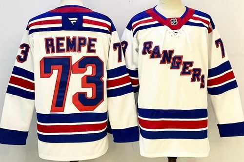 New York Rangers #73 Matt Rempe White Authentic Jersey