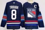 New York Rangers #8 Jacob Trouba Navy Alternate Authentic Jersey