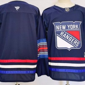 New York Rangers Blank Navy Alternate Authentic Jersey