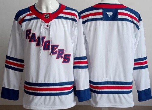 New York Rangers Blank White Authentic Jersey