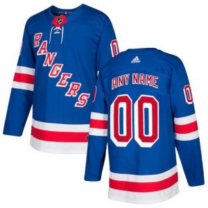 New York Rangers Customized Blue Authentic Jersey
