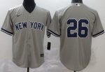 New York Yankees #26 DJ LeMahieu Gray 2020 Cool Base Jersey