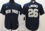 New York Yankees #26 DJ LeMahieu Navy Player Name 2020 Cool Base Jersey
