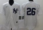 New York Yankees #26 DJ LeMahieu White 2020 Cool Base Jersey