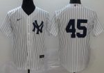 New York Yankees #45 Gerrit Cole White 2020 Cool Base Jersey