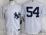 New York Yankees #54 Max Fried White Cool Base Jersey