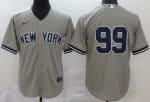 New York Yankees #99 Aaron Judge Gray 2020 Cool Base Jersey