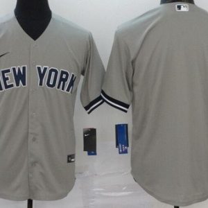 New York Yankees Blank Gray 2020 Cool Base Jersey
