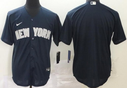 New York Yankees Blank Navy 2020 Cool Base Jersey