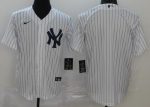 New York Yankees Blank White Cool Base Jersey