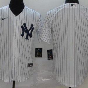 New York Yankees Blank White Cool Base Jersey