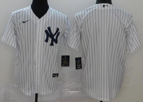 New York Yankees Blank White Cool Base Jersey