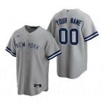 New York Yankees Customized Gray Road 2020 Cool Base Jersey