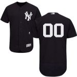 New York Yankees Customized Navy Blue FlexBase Jersey