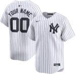 New York Yankees Customized White Limited Jersey