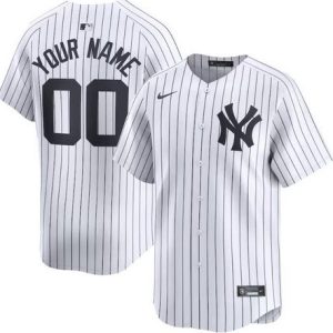 New York Yankees Customized White Limited Jersey