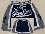 New York Yankees Gray Just Don Shorts