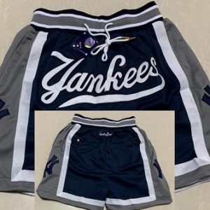 New York Yankees Gray Just Don Shorts